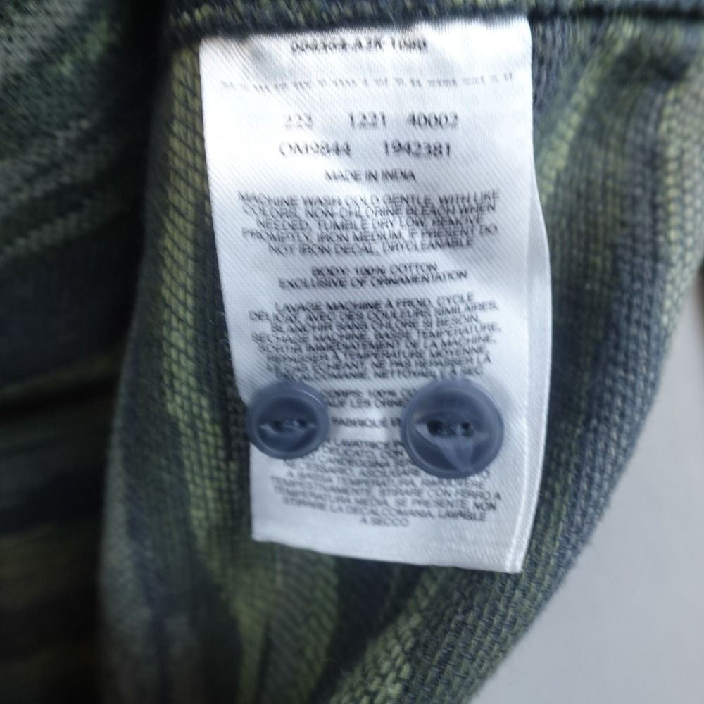 Mountain Hardwear Granite Peak Flannel Shirt Long Sleeve Mens Size Large Camo - Picture 7 of 8